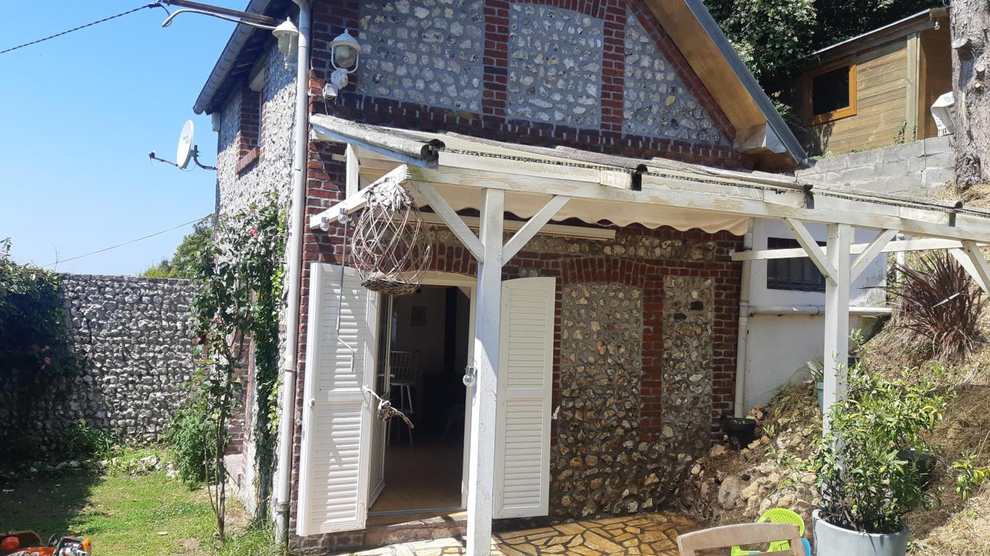 Chez Jeannine, Maison A Етрета Екстериор снимка