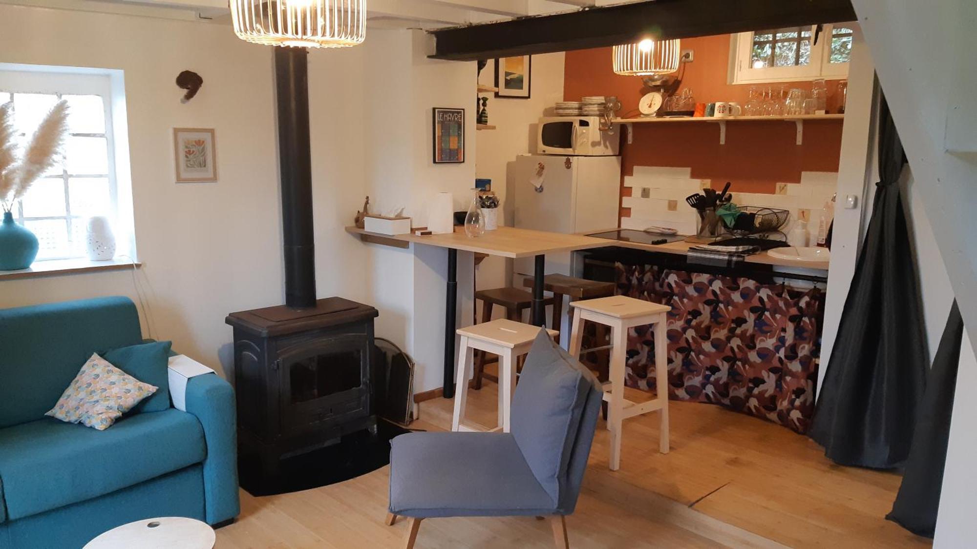 Chez Jeannine, Maison A Етрета Екстериор снимка